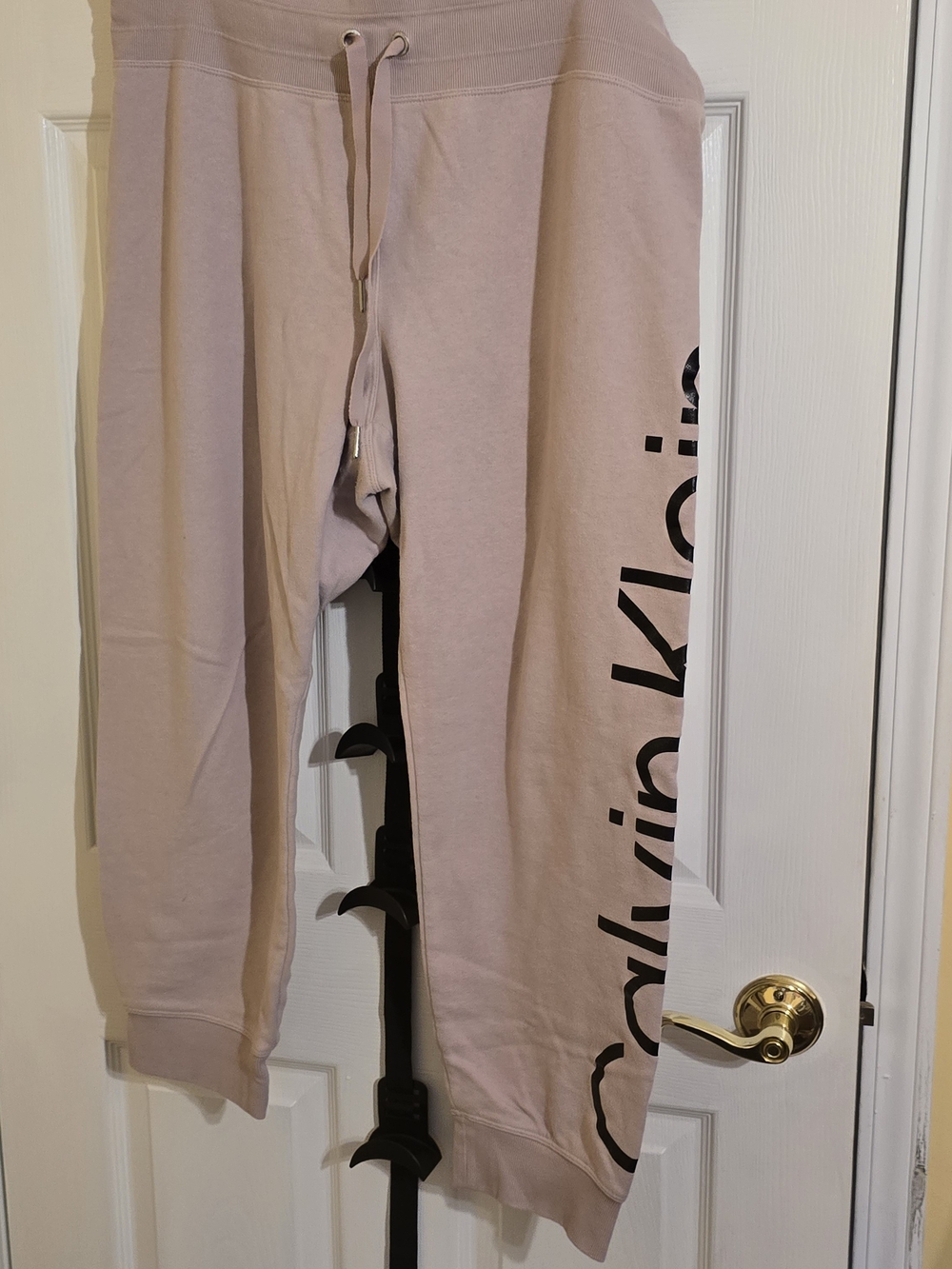 Calvin Klein Women's Pink Logo Jogger Bottoms